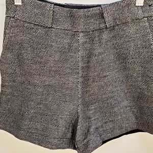 Maje Blue-Gray Tweed Woven Shorts - Sz 38/6